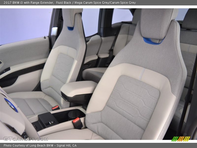 Fluid Black / Mega Carum Spice Grey/Carum Spice Grey 2017 BMW i3 with Range Extender