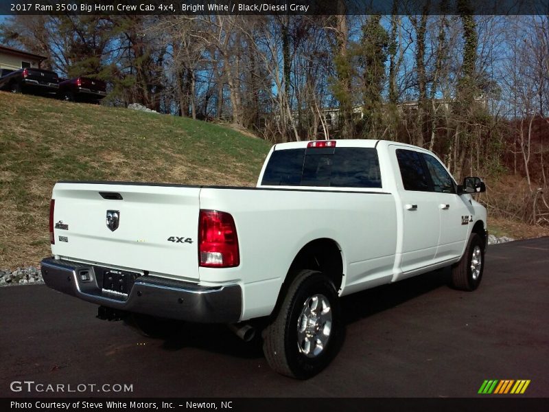 Bright White / Black/Diesel Gray 2017 Ram 3500 Big Horn Crew Cab 4x4