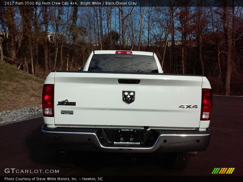 Bright White / Black/Diesel Gray 2017 Ram 3500 Big Horn Crew Cab 4x4