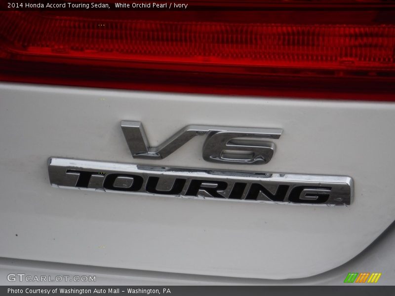 White Orchid Pearl / Ivory 2014 Honda Accord Touring Sedan