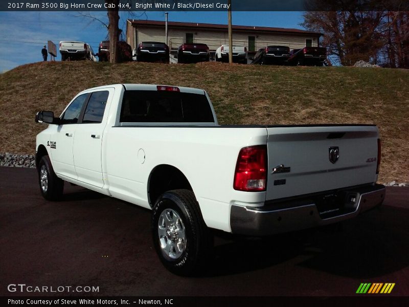 Bright White / Black/Diesel Gray 2017 Ram 3500 Big Horn Crew Cab 4x4