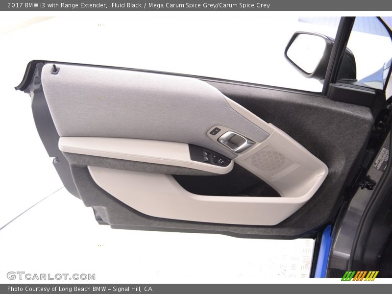 Fluid Black / Mega Carum Spice Grey/Carum Spice Grey 2017 BMW i3 with Range Extender