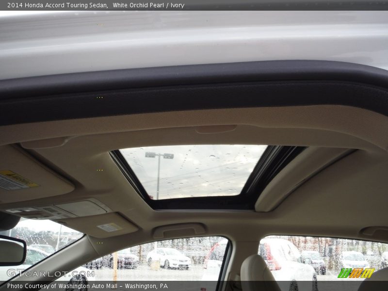 White Orchid Pearl / Ivory 2014 Honda Accord Touring Sedan