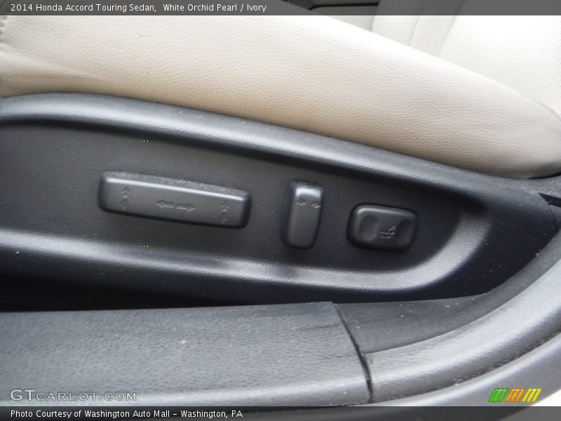 White Orchid Pearl / Ivory 2014 Honda Accord Touring Sedan