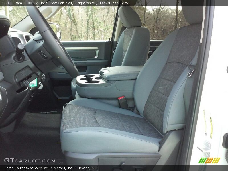 Bright White / Black/Diesel Gray 2017 Ram 3500 Big Horn Crew Cab 4x4