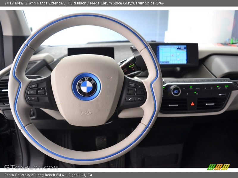 Fluid Black / Mega Carum Spice Grey/Carum Spice Grey 2017 BMW i3 with Range Extender