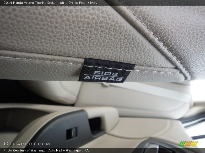 White Orchid Pearl / Ivory 2014 Honda Accord Touring Sedan