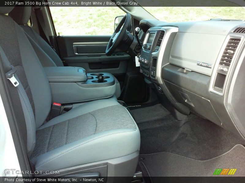 Bright White / Black/Diesel Gray 2017 Ram 3500 Big Horn Crew Cab 4x4