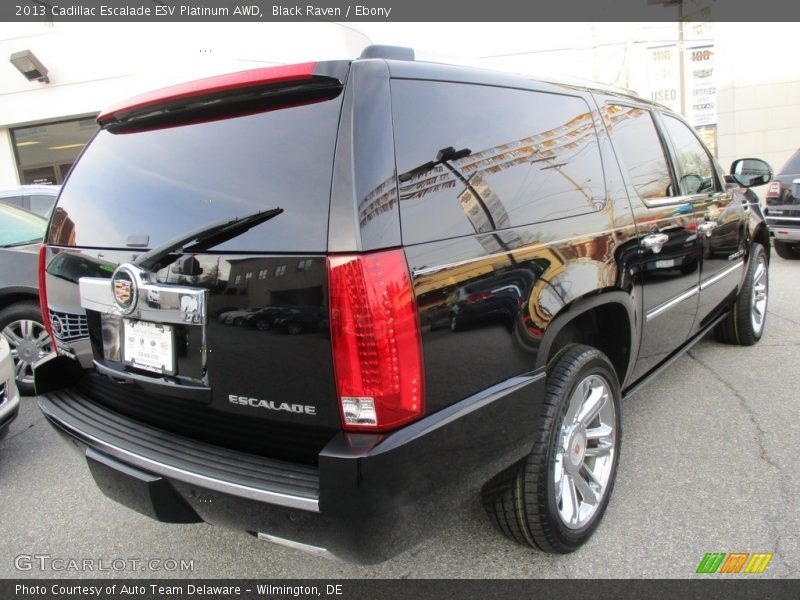 Black Raven / Ebony 2013 Cadillac Escalade ESV Platinum AWD