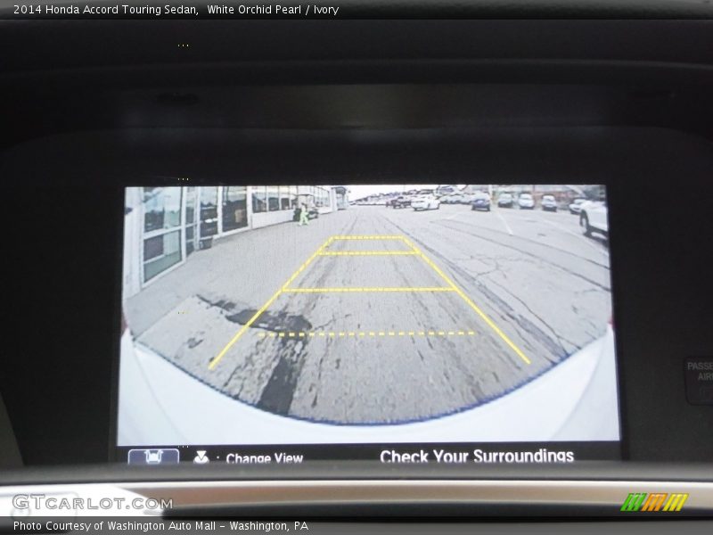 White Orchid Pearl / Ivory 2014 Honda Accord Touring Sedan