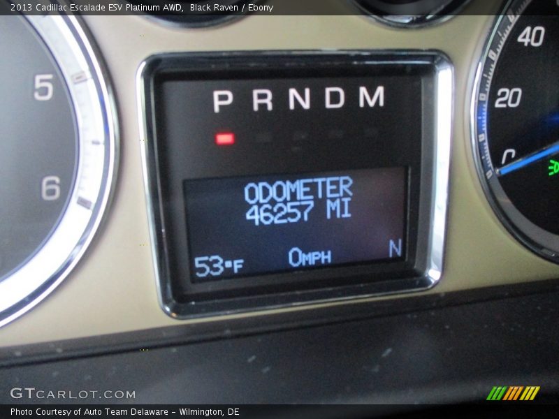 Black Raven / Ebony 2013 Cadillac Escalade ESV Platinum AWD