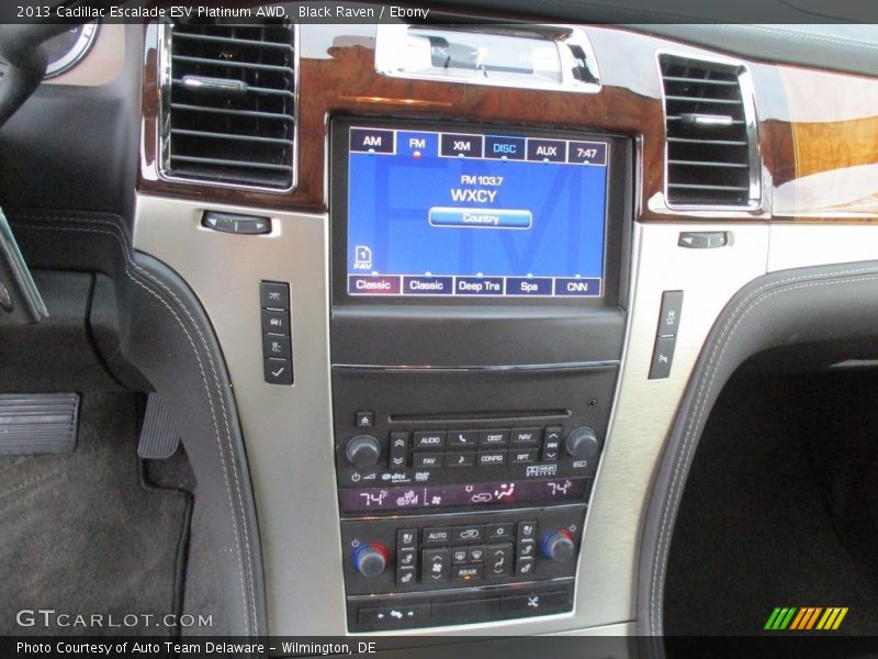 Black Raven / Ebony 2013 Cadillac Escalade ESV Platinum AWD