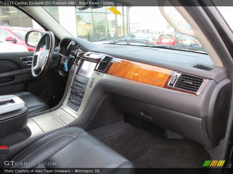 Black Raven / Ebony 2013 Cadillac Escalade ESV Platinum AWD