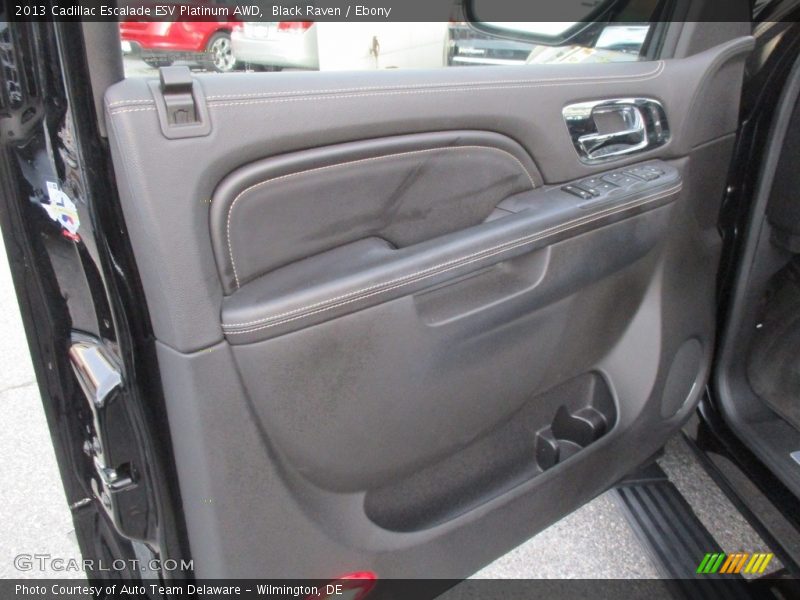 Black Raven / Ebony 2013 Cadillac Escalade ESV Platinum AWD