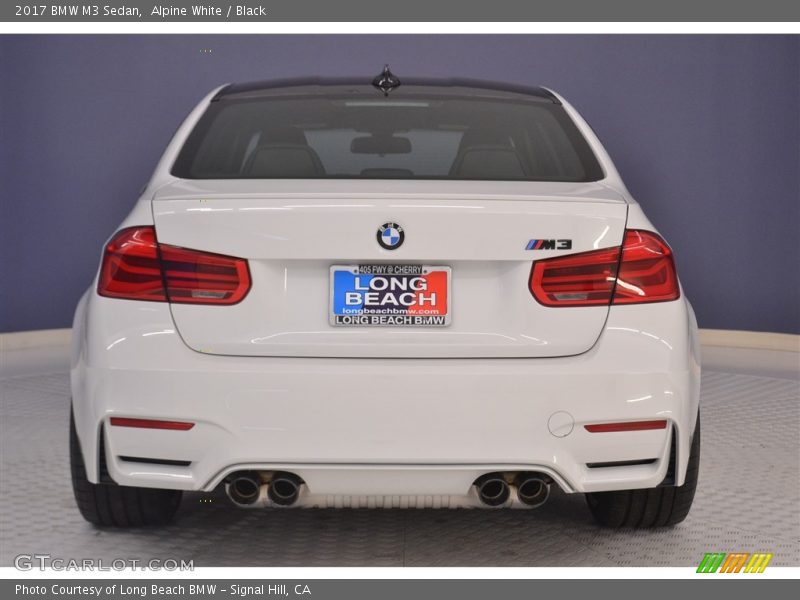 Alpine White / Black 2017 BMW M3 Sedan