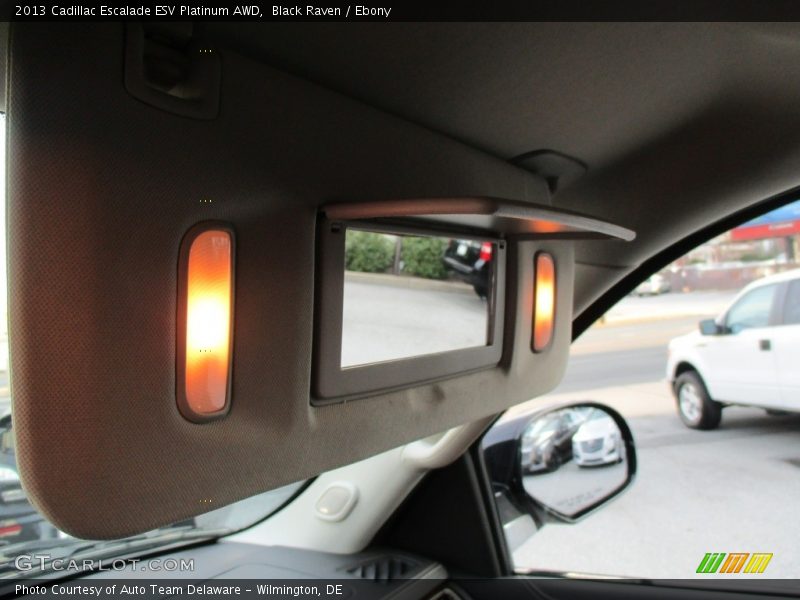 Black Raven / Ebony 2013 Cadillac Escalade ESV Platinum AWD