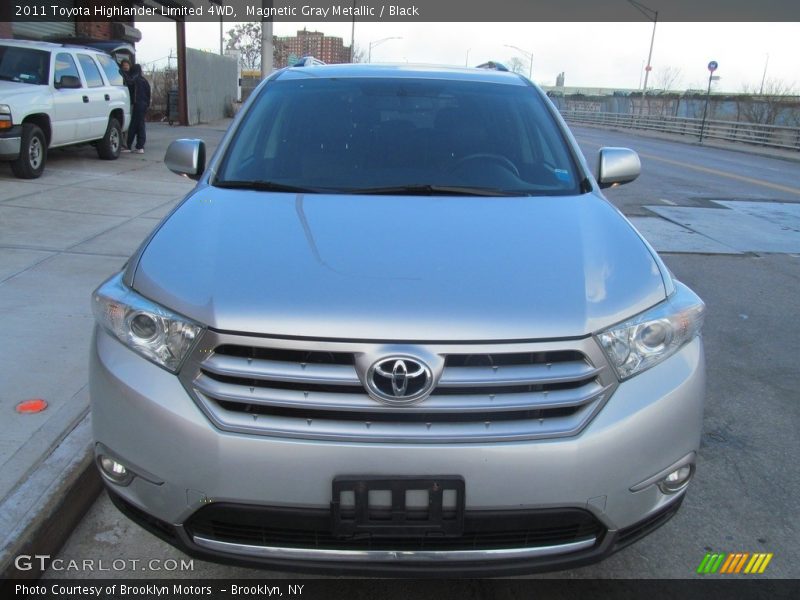 Magnetic Gray Metallic / Black 2011 Toyota Highlander Limited 4WD