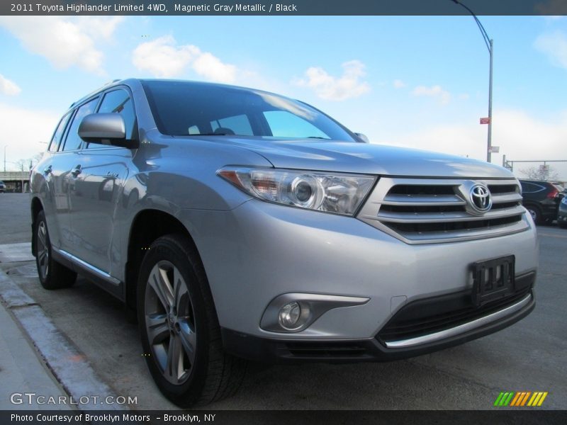 Magnetic Gray Metallic / Black 2011 Toyota Highlander Limited 4WD