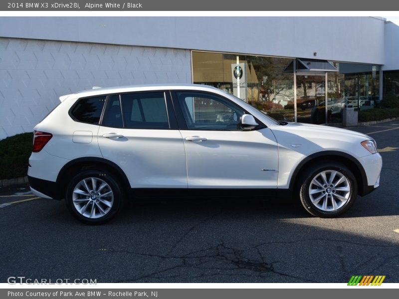 Alpine White / Black 2014 BMW X3 xDrive28i