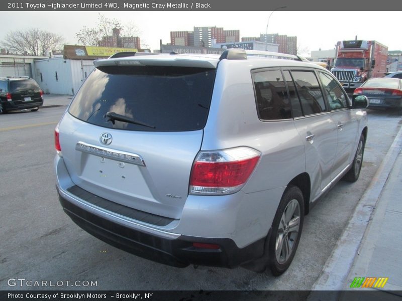Magnetic Gray Metallic / Black 2011 Toyota Highlander Limited 4WD