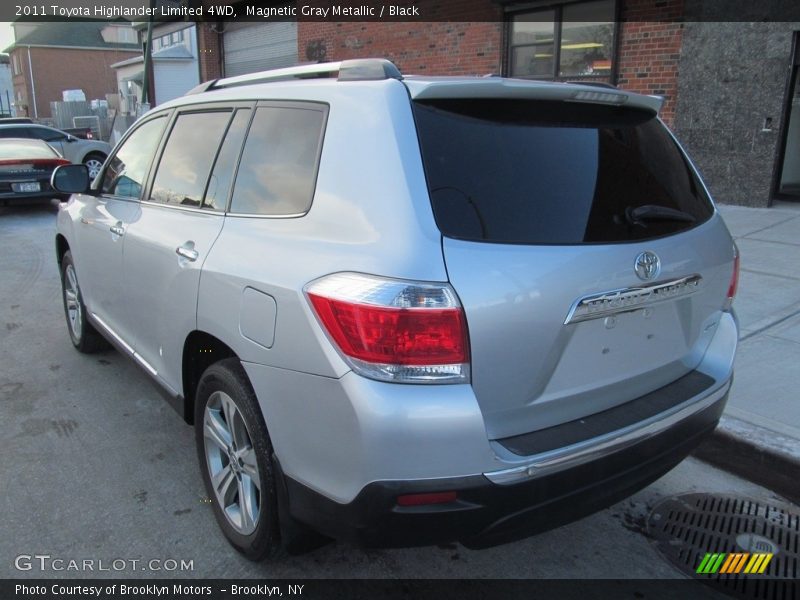 Magnetic Gray Metallic / Black 2011 Toyota Highlander Limited 4WD