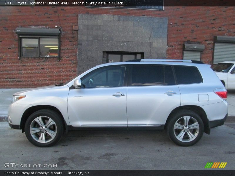 Magnetic Gray Metallic / Black 2011 Toyota Highlander Limited 4WD