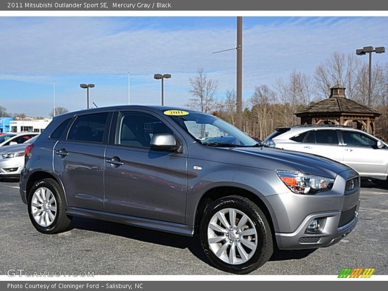 Mercury Gray / Black 2011 Mitsubishi Outlander Sport SE