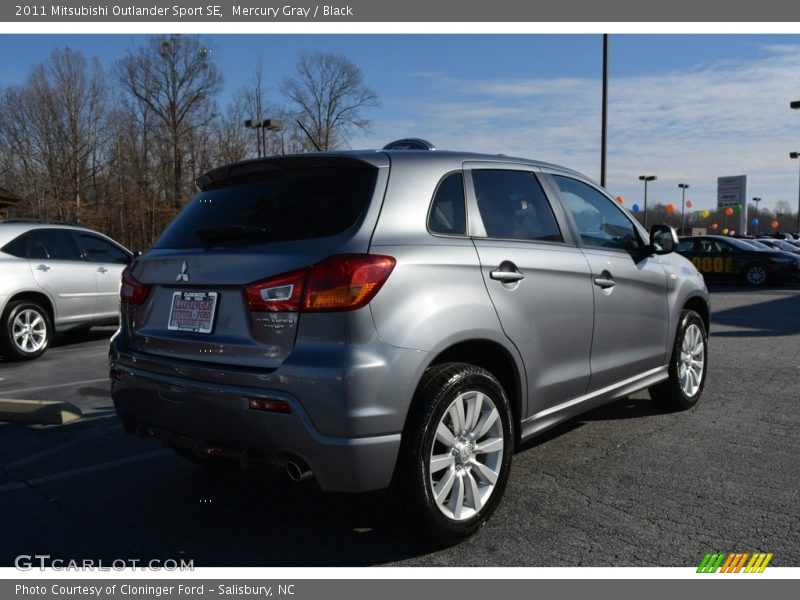 Mercury Gray / Black 2011 Mitsubishi Outlander Sport SE