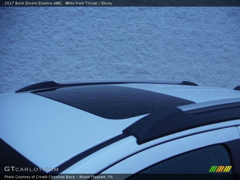 White Frost Tricoat / Ebony 2017 Buick Encore Essence AWD