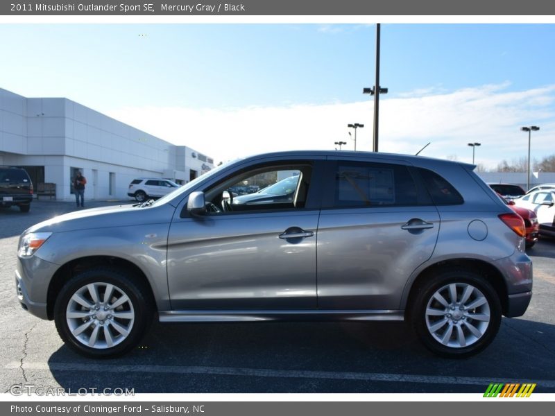Mercury Gray / Black 2011 Mitsubishi Outlander Sport SE