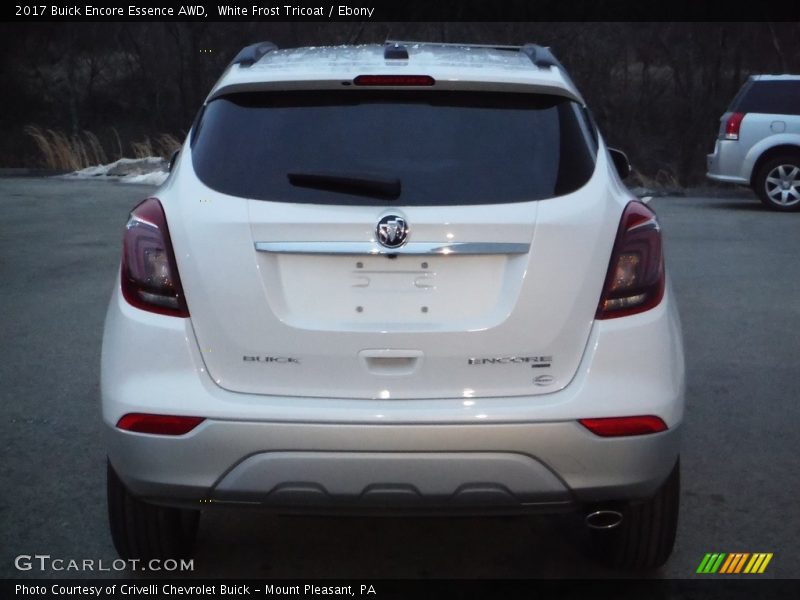 White Frost Tricoat / Ebony 2017 Buick Encore Essence AWD