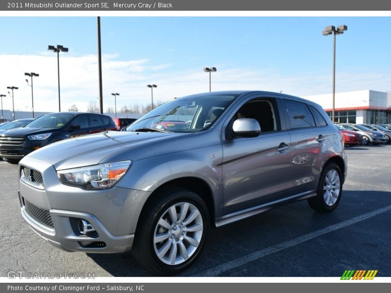 Mercury Gray / Black 2011 Mitsubishi Outlander Sport SE