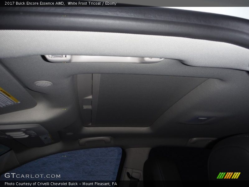 White Frost Tricoat / Ebony 2017 Buick Encore Essence AWD