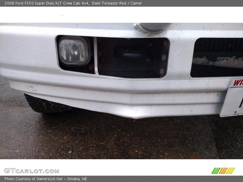 Dark Toreador Red / Camel 2008 Ford F350 Super Duty XLT Crew Cab 4x4