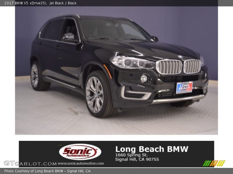 Jet Black / Black 2017 BMW X5 xDrive35i