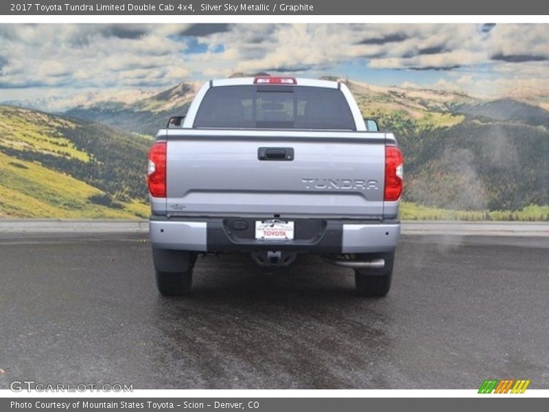 Silver Sky Metallic / Graphite 2017 Toyota Tundra Limited Double Cab 4x4