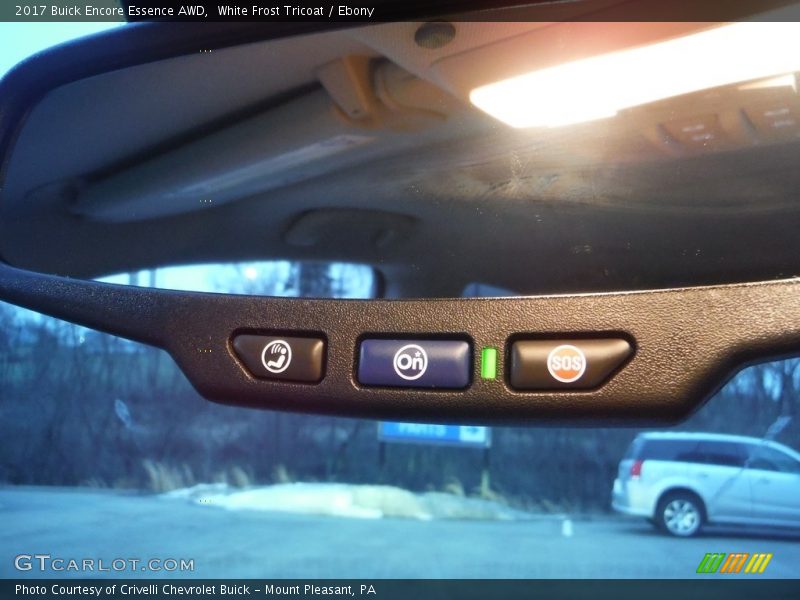 White Frost Tricoat / Ebony 2017 Buick Encore Essence AWD