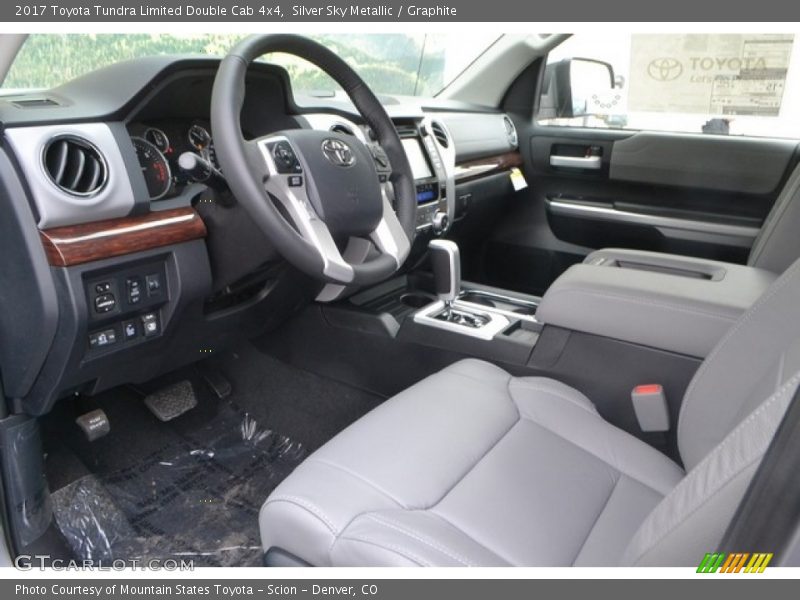  2017 Tundra Limited Double Cab 4x4 Graphite Interior