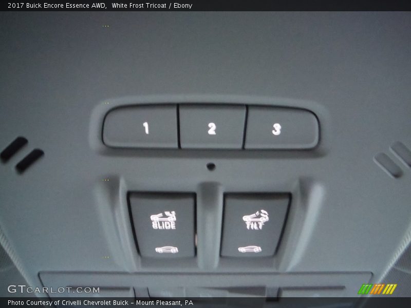 White Frost Tricoat / Ebony 2017 Buick Encore Essence AWD