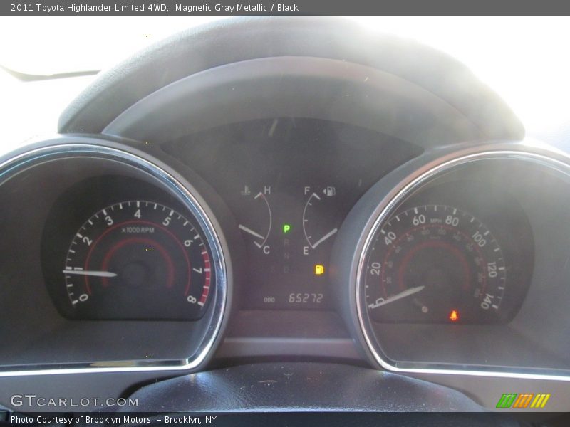 Magnetic Gray Metallic / Black 2011 Toyota Highlander Limited 4WD