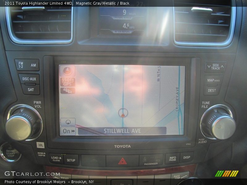 Magnetic Gray Metallic / Black 2011 Toyota Highlander Limited 4WD