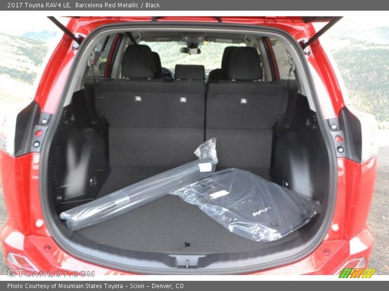 Barcelona Red Metallic / Black 2017 Toyota RAV4 LE