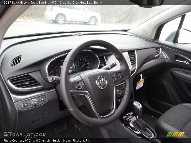 Graphite Gray Metallic / Ebony 2017 Buick Encore Sport Touring AWD