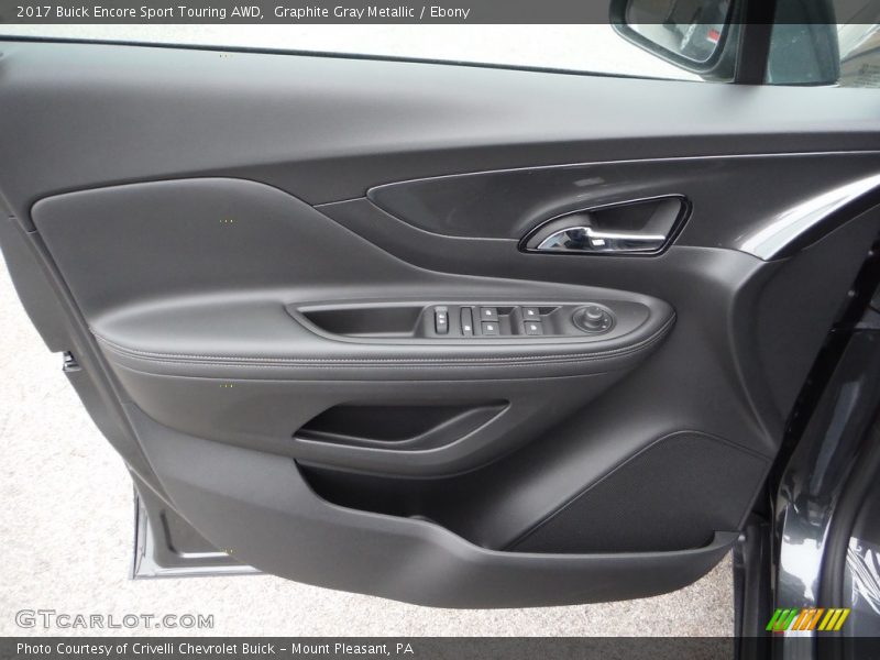 Graphite Gray Metallic / Ebony 2017 Buick Encore Sport Touring AWD