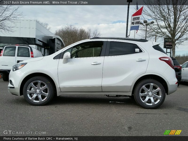  2017 Encore Premium AWD White Frost Tricoat