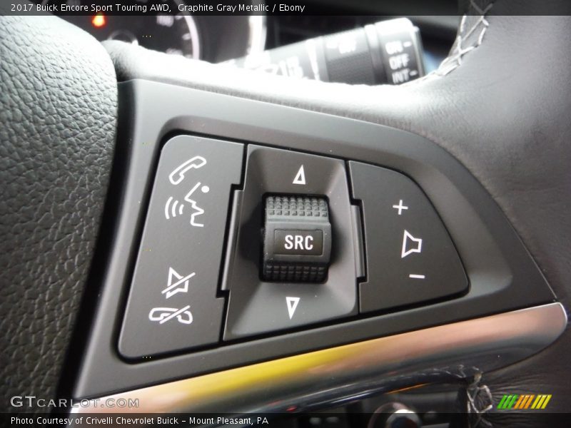 Graphite Gray Metallic / Ebony 2017 Buick Encore Sport Touring AWD