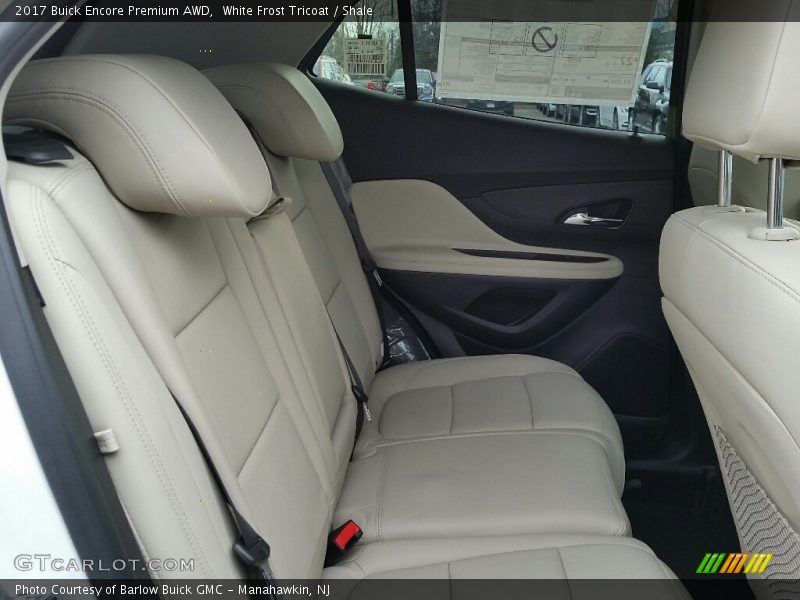 White Frost Tricoat / Shale 2017 Buick Encore Premium AWD