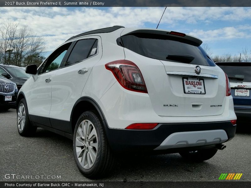 Summit White / Ebony 2017 Buick Encore Preferred II