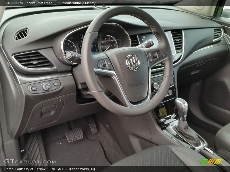 Dashboard of 2017 Encore Preferred II