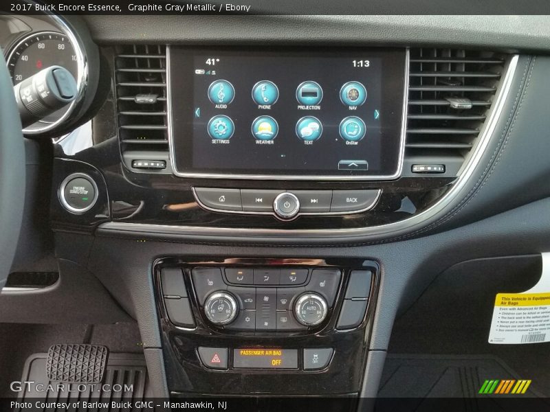 Graphite Gray Metallic / Ebony 2017 Buick Encore Essence